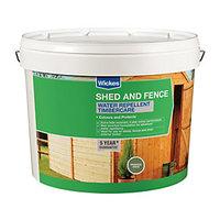 wickes water repellent timbercare sherwood green 10l