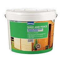 wickes water repellent timbercare chestnut brown 10l