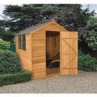 Wickes Dip Treated Timber Overlap Apex Shed - 6 x 8 ft