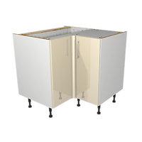 Wickes Orlando Cream Corner Base Unit 925mm