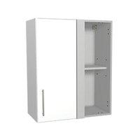 Wickes Orlando White Corner Wall Unit 600mm