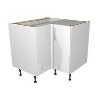 wickes orlando white corner base unit 925mm