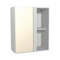 Wickes Madison Cream Corner Wall Unit 600mm