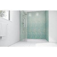 wickes blue reef gloss laminate 1700 x 900mm 2 sided shower panel kit