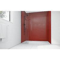 Wickes High Gloss Rouge Laminate 1200x900mm 2 sided Shower Panel Kit