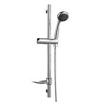 Wickes Three Spray Showerhead and Riser Rail Kit Chrome