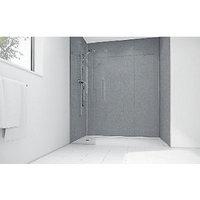 Wickes Silver Diamond Acrylic 1700 x 900mm 2 Sided Shower Panel Kit