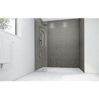 Wickes Nickel Gloss Laminate 1700x900mm 2 sided Shower Panel Kit