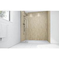 wickes supernova gloss laminate 1700 x 900mm 3 sided shower panel kit