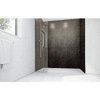 Wickes Ash Gloss Laminate 1700 x 900mm 2 Sided Shower Panel Kit