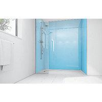 Wickes Sky Blue Acrylic 1200 x 900mm 2 Sided Shower Panel Kit