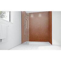 Wickes Red Pearl Gloss Laminate 1700 x 900mm 3 Sided Shower Panel Kit