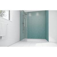 Wickes Peppermint Frost Gloss Laminate 1700x900mm 3 sided Shower Panel Kit