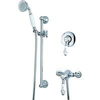 Wickes Classic Manual Mixer Shower Chrome/White