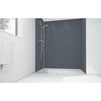 Wickes Cadet Matte Acrylic 1200 x 900 2 Sided Shower Panel Kit