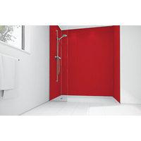 Wickes Matte Acrylic Crimson 2440 x 600 x 4mm