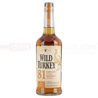 Wild Turkey 81 Proof Bourbon 70cl