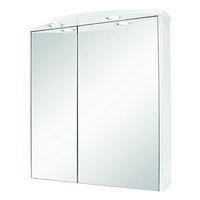 Wickes Bathroom Illuminated Double Mirror Cabinet White 600mm
