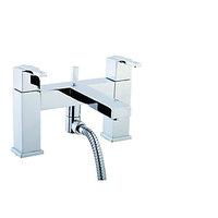 wickes kubism bath shower mixer chrome