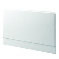 wickes reinforced plastic bath end panel white 800mm