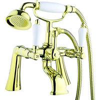 Wickes Cascada Bath Shower Mixer Gold