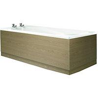 Wickes Bath Front Panel Light Oak Effect 1700mm