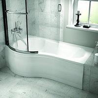 Wickes Misa Undrilled Bath Right Hand White 1700mm