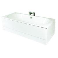 wickes luxury reinforced end bath panel white 800mm