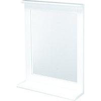 wickes rectangular bathroom mirror with shelf