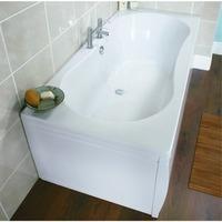 wickes denver java straight bath white 1700mm