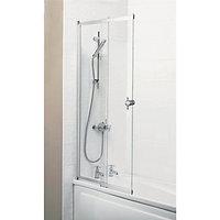 Wickes Sliding Bath Screen Silver Effect Frame