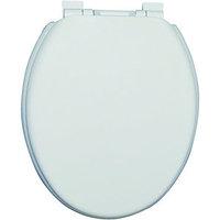 Wickes White Thermoplastic Toilet Seat