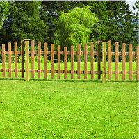 wickes crescent picket fence 183m x 091m autumn gold