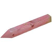 wickes border roll wooden fixing peg 50 x 450mm