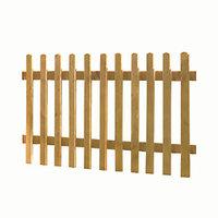 Wickes Pale Picket Fence 1.83m x 0.91m Autumn Gold