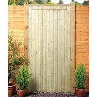 wickes framed ledged braced flat top timber gate 915 x 1829 mm