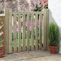 wickes palisade open slatted timber gate 915 x 895 mm