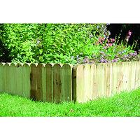 Wickes Dome Top Timber Border Edging - 230 x 1000 mm