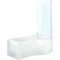 Wickes Santa Fe Curved Shower Bath Screen