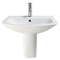 wickes inca basin with semi pedestal 600mm