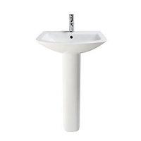 Wickes Inca Basin with Full Pedestal 550mm