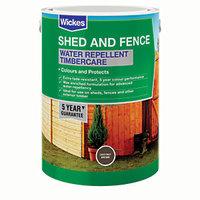 wickes water repellent timbercare chestnut brown 5l