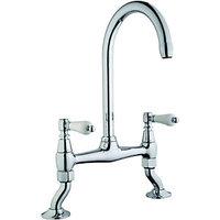 Wickes Zores Bridge Chrome Tap