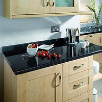 Wickes Taurus Black Gloss Upstand 3m