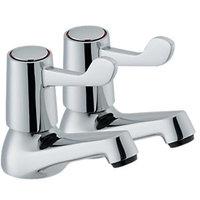 wickes medino basin taps chrome