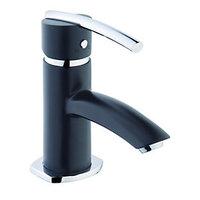 Wickes Versaille Compact Mono Basin Mixer Tap Black