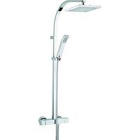 Wickes Waterfall Thermostatic Shower Mixer Chrome