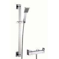 wickes enza thermostatic mixer shower chrome