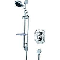 Wickes Tormelli Recessed Thermostatic Mixer Shower Chrome