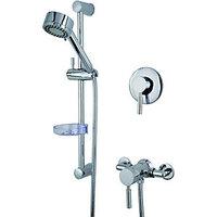 wickes rayo manual mixer shower chrome